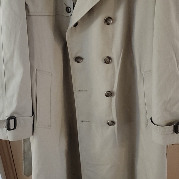 Vintage London Fog Trench Coat 44R - Picture 2 of 10